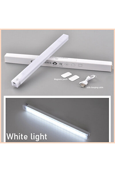 choice2 10cm White Light Cabinet Light USB Rechargeable Motion Sensor LED Bar...
