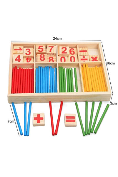 Choice1 SSB MH Children Math Toys Counting Sticks Geometric Block Mathematica...