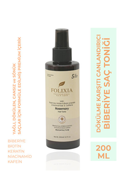Folixia تونيك موازن لفروة الرأس - ريحان وكافيين 200 مل