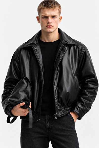 çerme New Season Premium Oversize Men's Leather Jacket