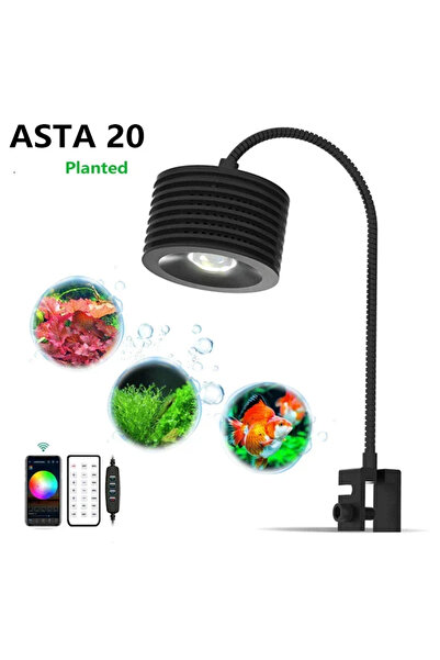 Choice1 مصباح حوض أسماك لوميني LED بمقبس أوروبي Asta 20 بدون واي فاي، مصباح ح...