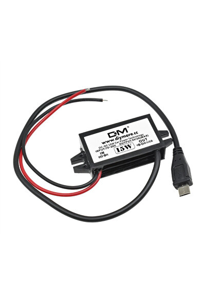 Choice1 15W Micro USB 12V to 5V 2A 3A 15W 24W DC-DC Step Down Buck Converter ...