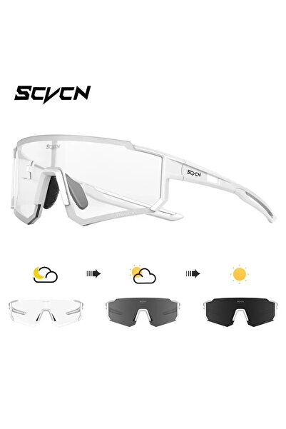 Choice نظارات ركوب الدراجات 08 SCVCN زرقاء متغيرة اللون، نظارات شمسية UV400 ل...