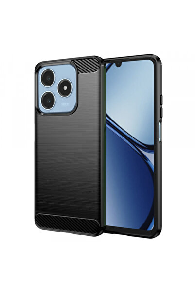 realme Husa pentru C63 / C61, Techsuit, Carbon, Neagra