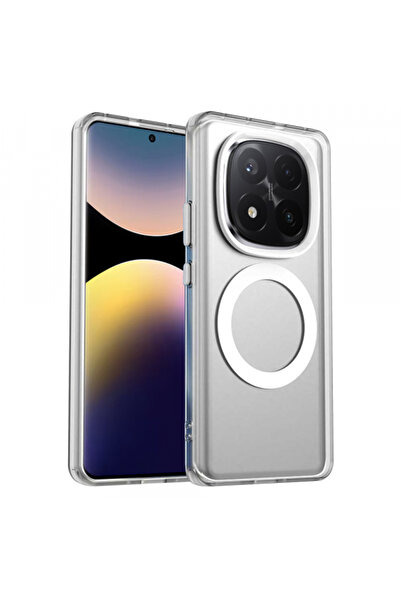 Xiaomi Husa MagSafe pentru Redmi Note 14 Pro+ 5G, Techsuit, CandyCase, Alba