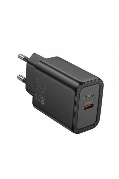 Hoco Incarcator Retea N62, 30W, 3A, 1 x USB-C, Negru