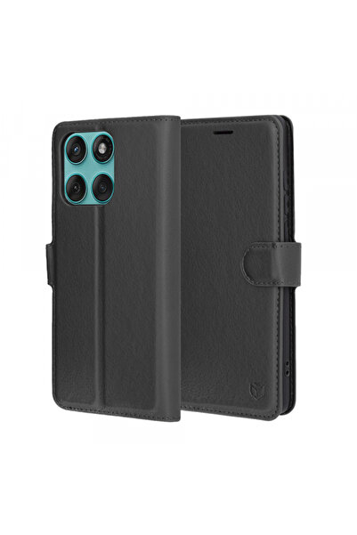 Motorola Husa pentru Edge 60 Fusion / Edge 60, Techsuit, Leather Folio, Neagra