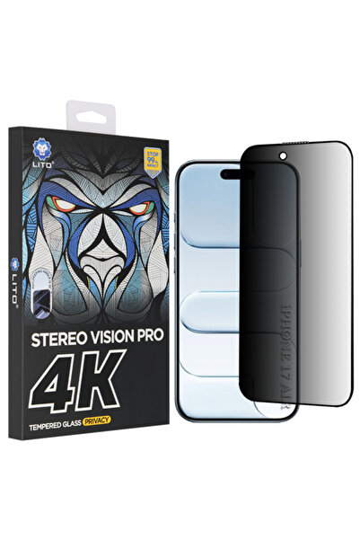 Apple Folie de protectie Ecran Privacy Lito D+ Max 4K pentru iPhone 17 Air, S...