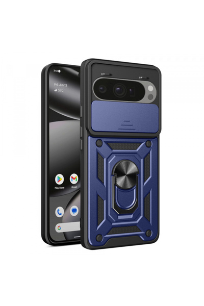 Google Husa pentru Pixel 10 Pro XL, Techsuit, CamShield, Albastra