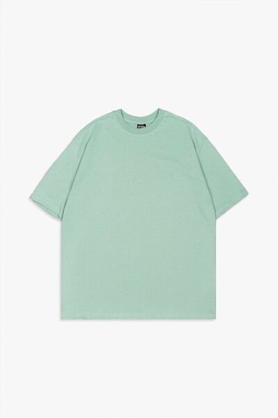 Twobucks Πράσινο Ανδρικό Μπλουζάκι Basic Oversize TB2165YSA