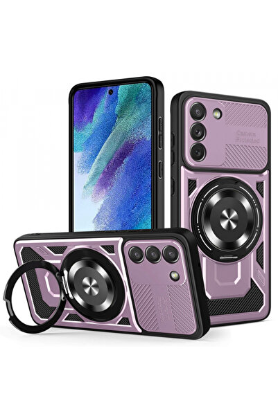 Samsung Husa pentru Galaxy S21 FE 5G G990, Techsuit, RuggedCam, Mov