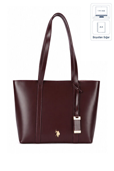 U.S. Polo Assn. Burgundy Women's Shoulder Bag Us26600