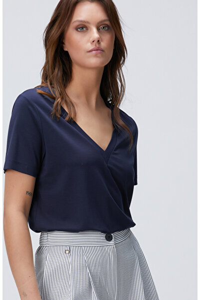 Network Lacivert T-shirt