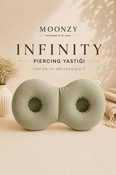 moonzy - minimalist & cozy MOONZY Infinity Piercing Yastığı – Kulak Delikli U...