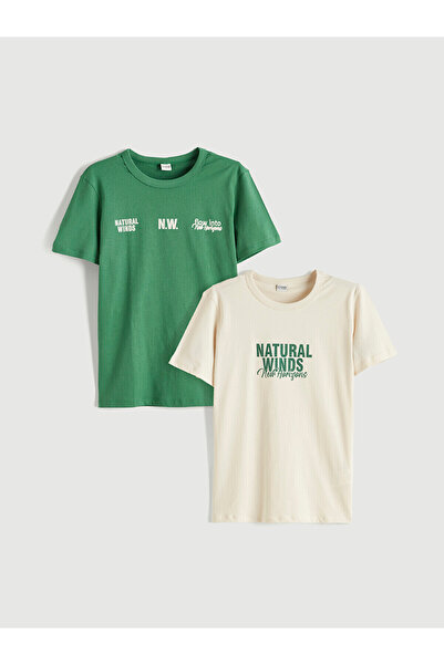LC Waikiki Original Printed Boys' T-Shirt 2-Pack