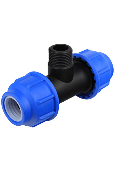 EVOSANITARY Racord T redus FE pentru HDPE ESS - 5 bucăți 20 mm 1/2 inch