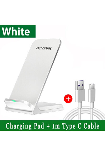 Choice4 White with cable 30W Wireless Charger Stand Pad for iPhone 17/16/15/1...