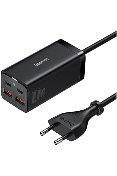 Baseus Incarcator rapid universal GaN3 Pro, 2x USB-C, 2x USB, 100W PD3.0, QC4...