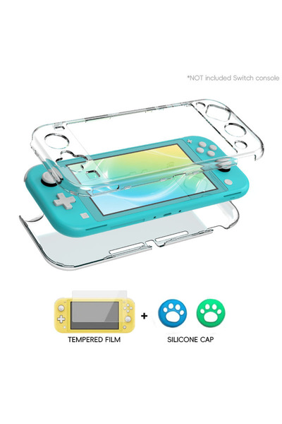 Choice غطاء حماية شفاف من DATA FROG لجهاز الألعاب Switch Lite المتوافق.