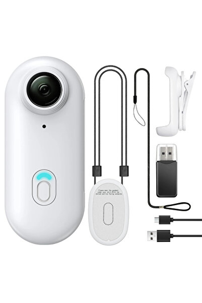 Choice14 32GB FHD 1080P (White) Mini Body Camera Helmet Handlebar Motorcycle ...