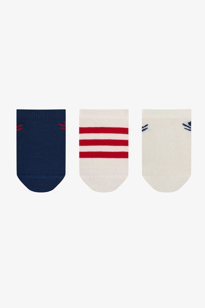 Penti 3 Paar Booties-Socken mit Pinchy Crab Crab-Muster für Jungen