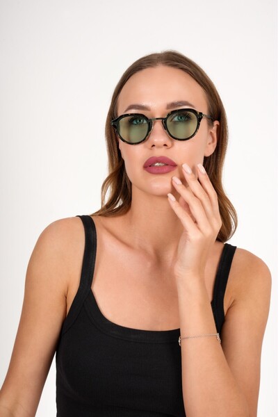 JULIANO 264 نظارات شمسية خضراء-خضراء 58