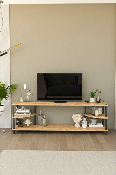 Remaks Neoline 150 cm Tv Ünitesi | Modern Tv Sehpası | - Meşe