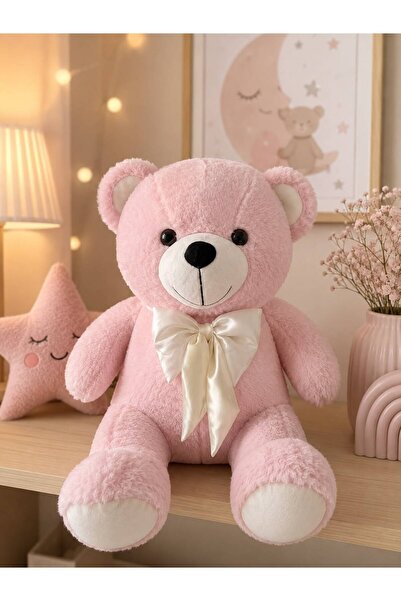 Mellito Toyzz 80 Cm Koyu Kahve Pelus Ayı Oturan Kısa Bacaklı Tombul Ayıcık Uy...