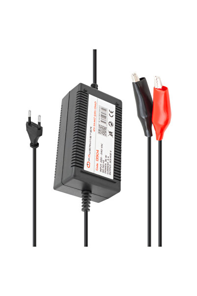 Powermaster PM-13904 12 VOLT - 3 AMPER KROKODİL UÇLU AKÜ ŞARJ CİHAZI