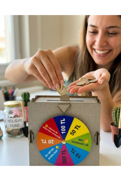 Generic Brand Wheel-Shaped Piggy Bank