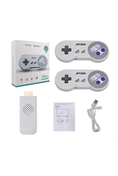 Choice SF900 SF900 Mini Video Game Console 2.4G Dual Wireless Console Game St...