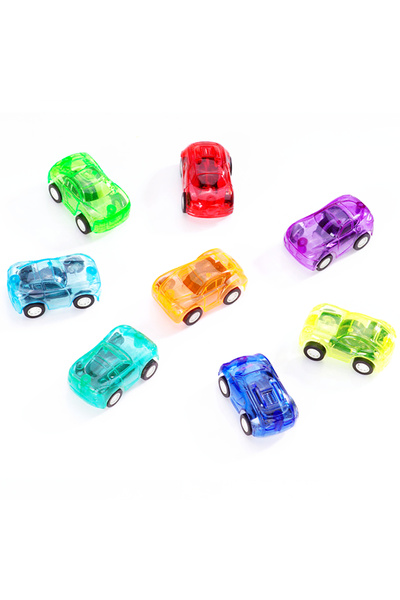 Choice 10pcs random B 10Pcs Mini Transparent Power Car Airplane Children's Bi...