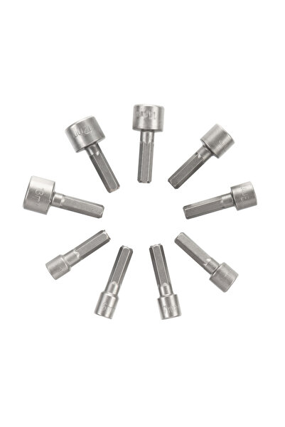 Lawazim Pro7 Nutsetter Set 9 Piece - Metric Socket Driver Set Chrome Vanadium...
