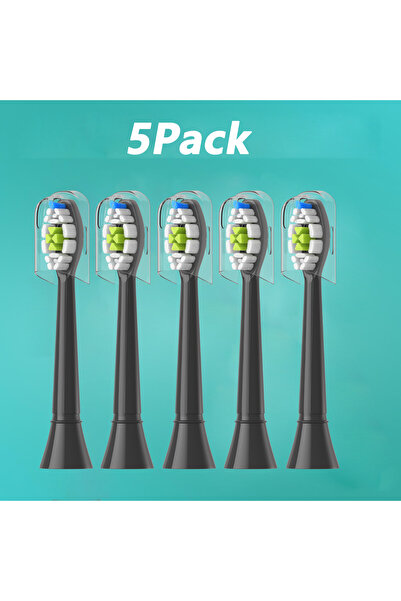 choice2 5pcs Black 5-20pcs Replacement Toothbrush Heads Compatible with Elect...