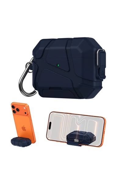 Choice3 for AirPods Pro 3 Blue For AirPods Pro3 Secure Lock Case with Phone S...