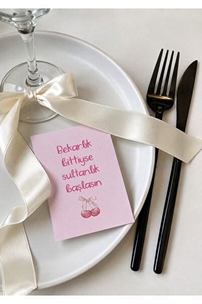 Pankart Evi Bekarlığa Veda Partisi Coquette Motto Kartları 16 Adet Bride To Be Gelin Düğün Öncesi