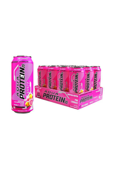 VİTALİX Aqua Protein 25 Protein Water - Pink Lemonade - Protein Drink