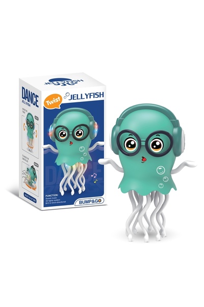 choice2 Blue An Electrically-Powered Crawling Dancing Jellyfish Toy, An Octop...
