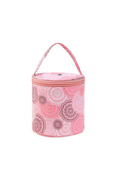 Choice4 Pink Small Yarn Bag With Holes,Portable Knitted Wool Yarn Storage Cas...