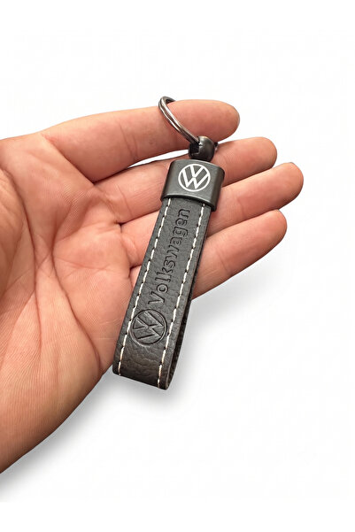 imza direksiyon kılıfı Μπρελόκ Volkswagen με λογότυπο (ΜΑΥΡΟ) Θερμοδερμάτινο