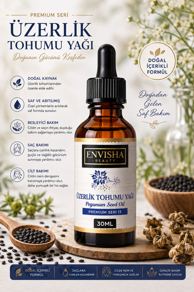 Envisha Beauty Üzerlik Tohumu Yağı 30 ML