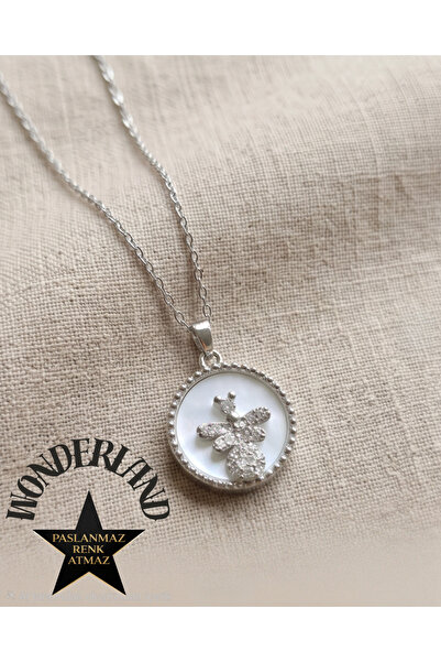 stainless steell 316L Steel Silver Yusufcuk Women's Necklace
