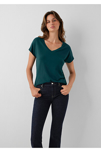 Mavi Green Basic T-Shirt Regular Fit / Normal Cut 167714-71929