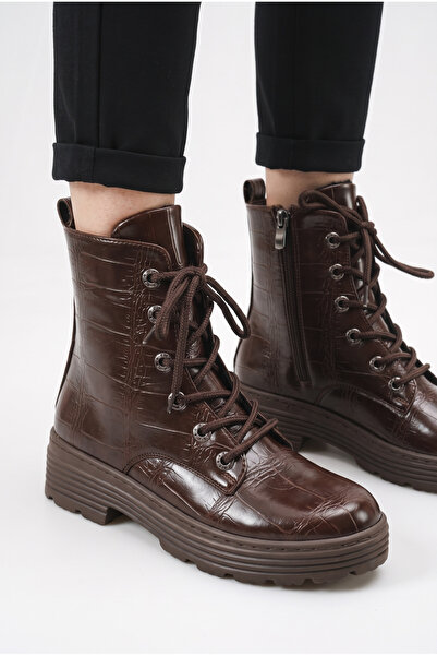 DefHeel'e حذاء نسائي بتفاصيل رباط وسحاب R15D101