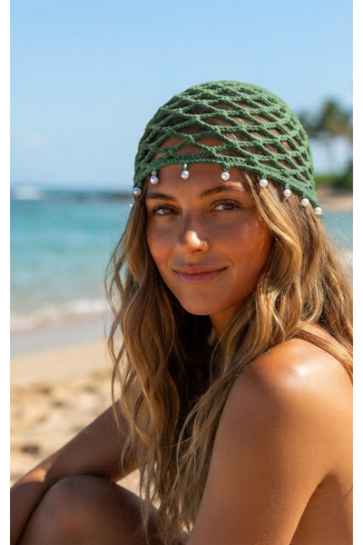 destini Sequin Mesh Beanie Sequin Beanie