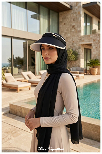 PIECE SIGNATURE 100% Polyester, for Women, Modern and Elegant Crown-Shaped Vi...