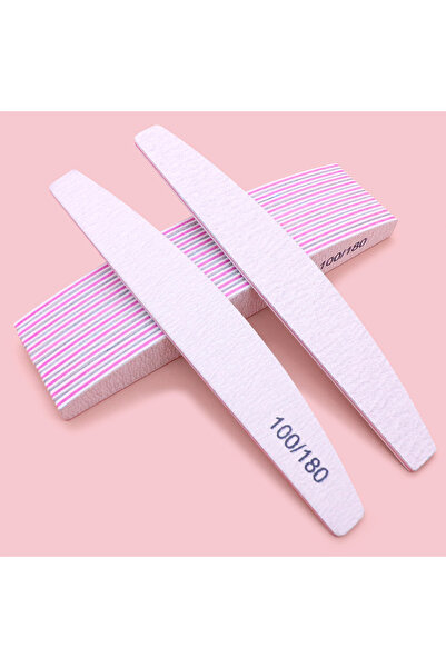 Choice 10pcs Professional Nail Files 100/180 Grit Nail Sanding Boards 10 Piec...