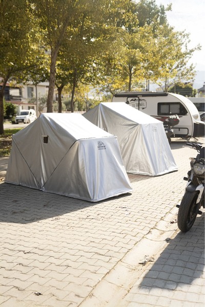 MOTOKAP AKSESUAR Katlanır Motosiklet Garajı Portatif Motor Koruma Kabini Su G...