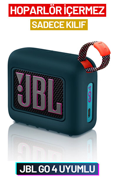 EWEC JBL Go 4 Uyumlu Koruyucu Silikon Kılıf - Darbe Emici, Yıkanabilir, Toz G...
