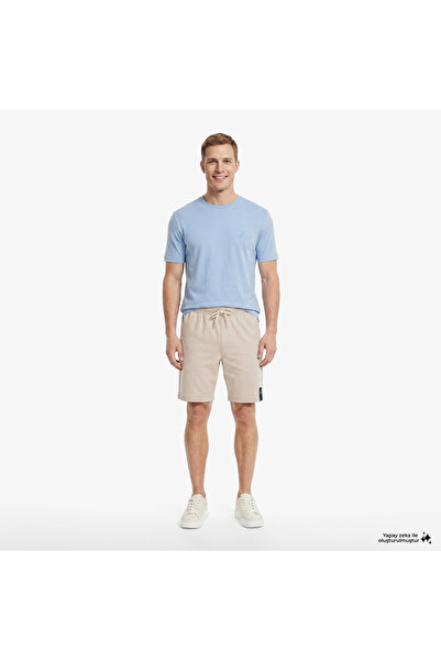 Nautica Erkek Bej Regular Fit Şort